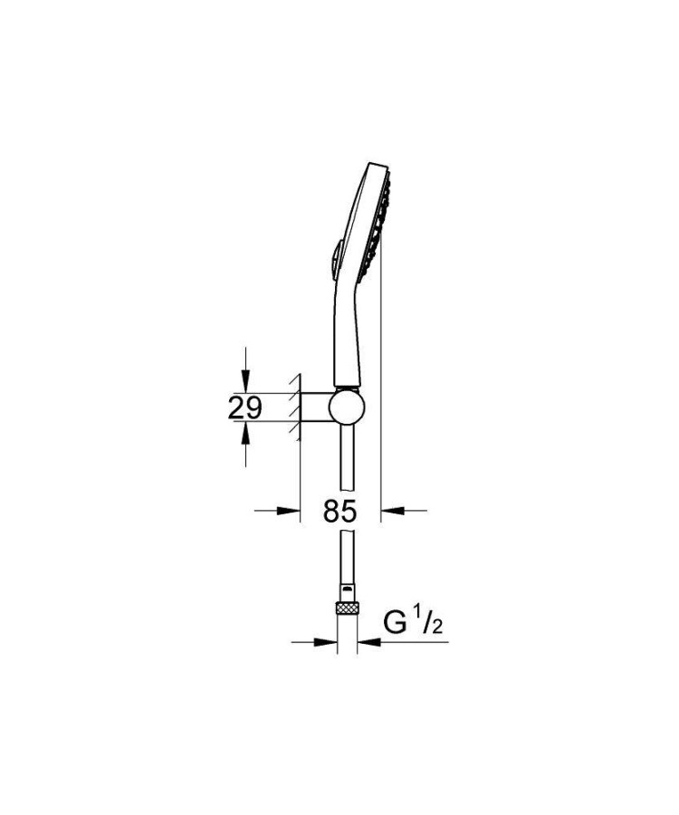 Grohe Power&Soul Cosmopolitan 27741000 ручной душ