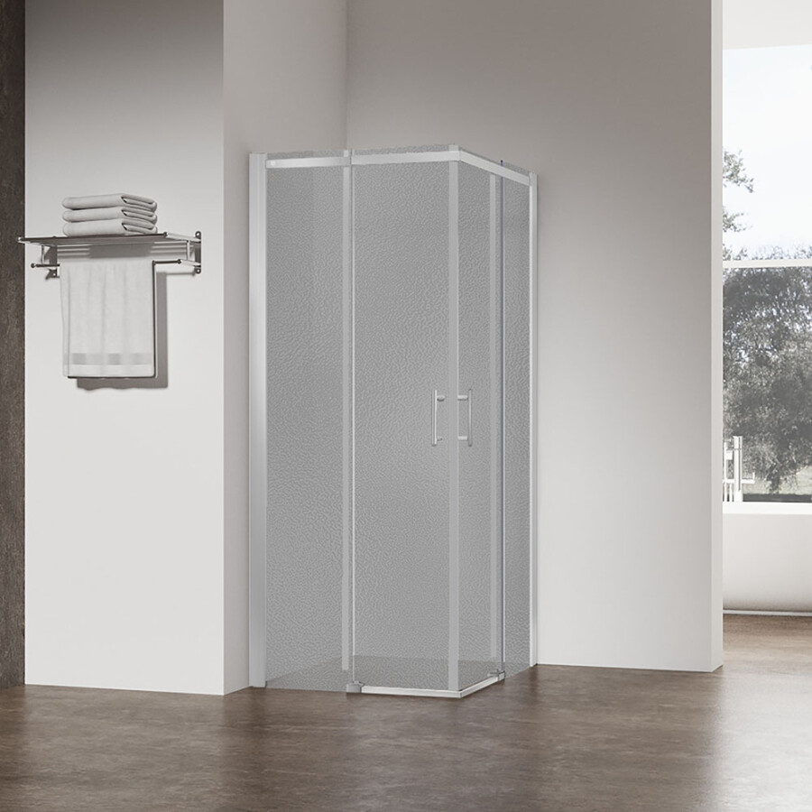 Душевое ограждение Veconi 100 90 см раздвижное RV50CH-L-10090-02-C8
