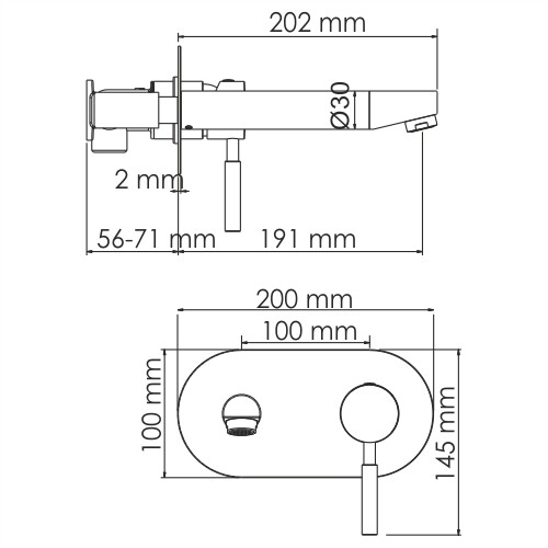 WasserKRAFT Main 4130 смеситель для раковины 35 мм