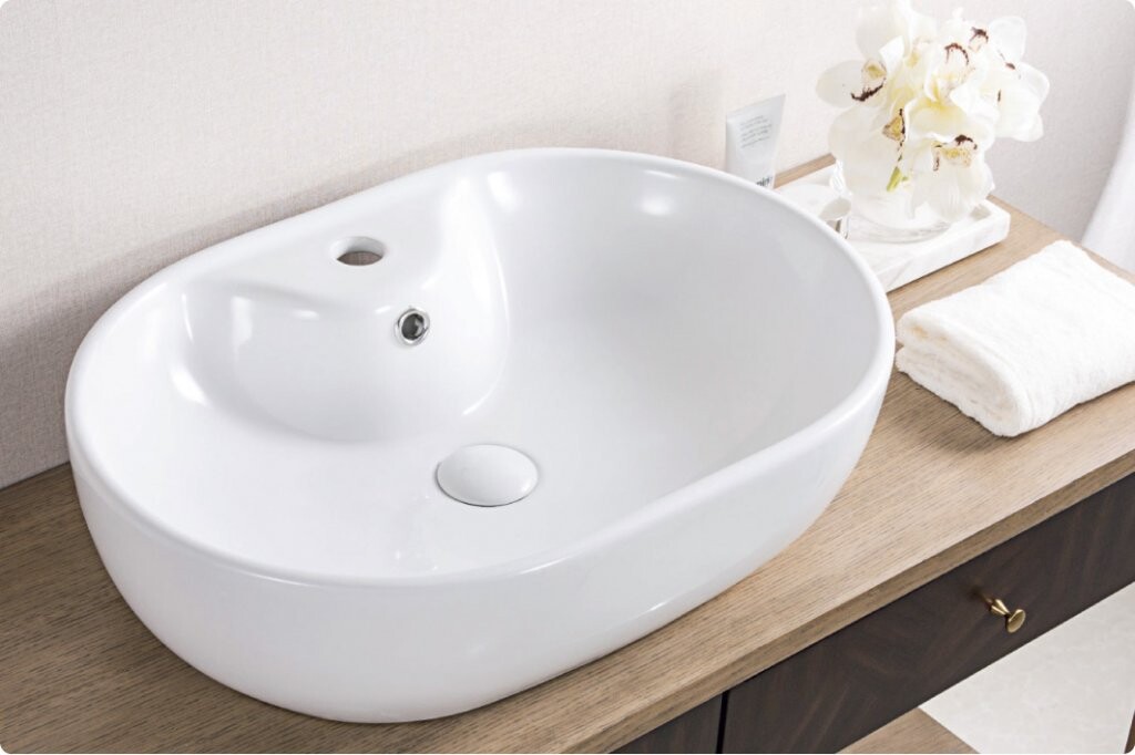 BelBagno BB1151 раковина накладная 60 см белая