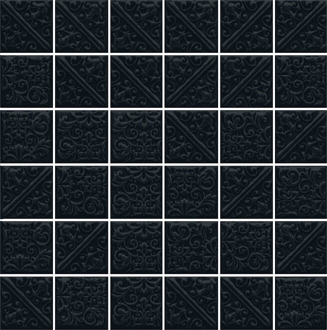 21025 Ла-Виллет черный 30.1*30.1 керамическая плитка мозаичная