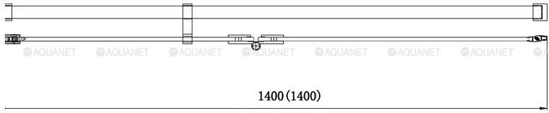 Aquanet Beta NWD6221 душевые двери 140*200 R