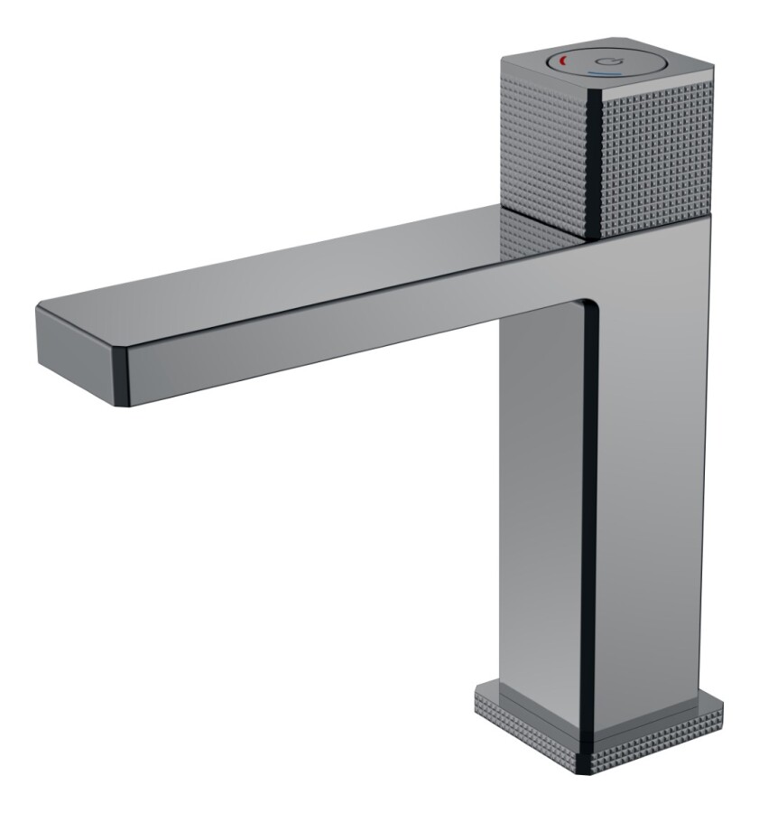 Смеситель автоматический для раковины Boheme Quad Shine Gun Metal 159-SGM