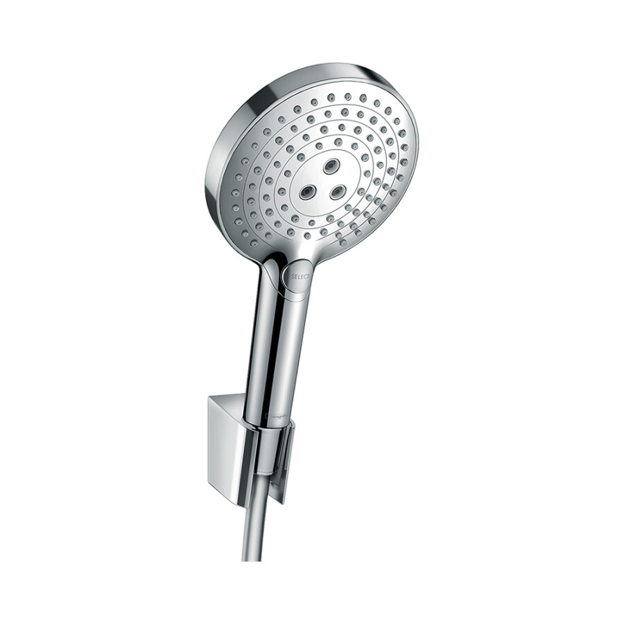 Hansgrohe Raindance Select S Душевой набор 120 3jet с держателем и шлангом 160 см хром 26721000