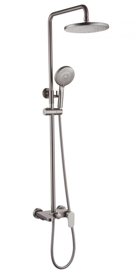 Душевая система Boheme Spectre Nickel Brush с изливом 458-NB