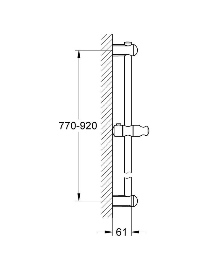 Grohe Euphoria Neutral 27500000 душевая штанга