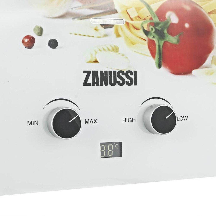 Zanussi GWH 10 Fonte Glass La Spezia газовая колонка белый 20 кВт