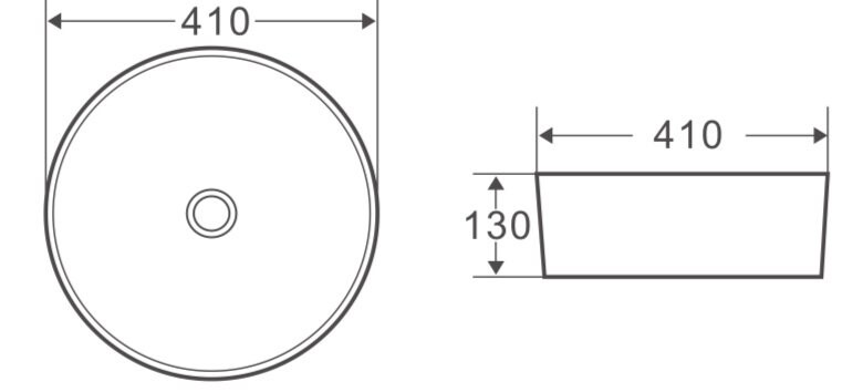 BelBagno BB1315 раковина накладная 41 см белая