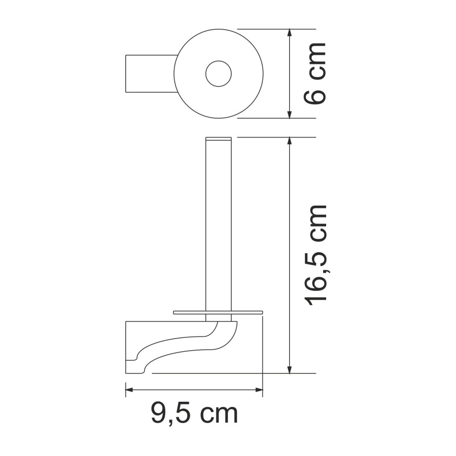 WasserKRAFT Kammel K-8397 держатель для туалетной бумаги хром