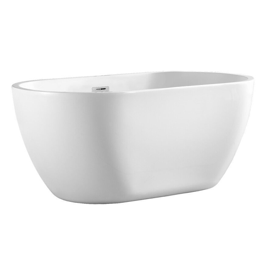 Ванна акриловая Azario BLANCA 1500x750x580 отдельностоящая, в комплекте с сифоном и металлической рамой, цвет белый AZ-6602-15075