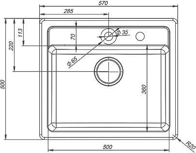 Iddis Vane G V05W571i87 Мойка кухонная