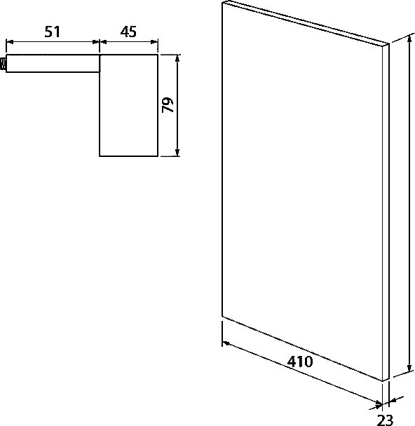 Зеркальное полотно Iddis Torr 41*71 TOR40L0i98