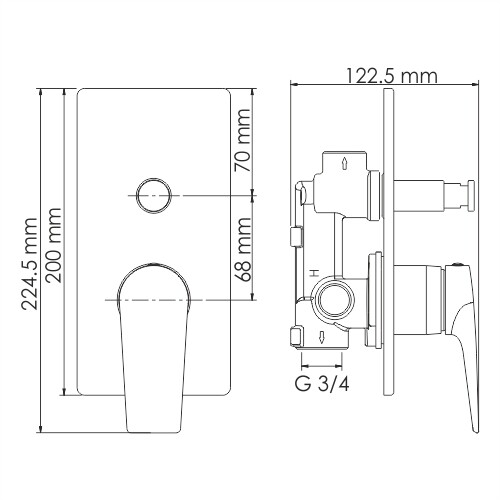 WasserKRAFT Aisch 5561 смеситель для ванны золото