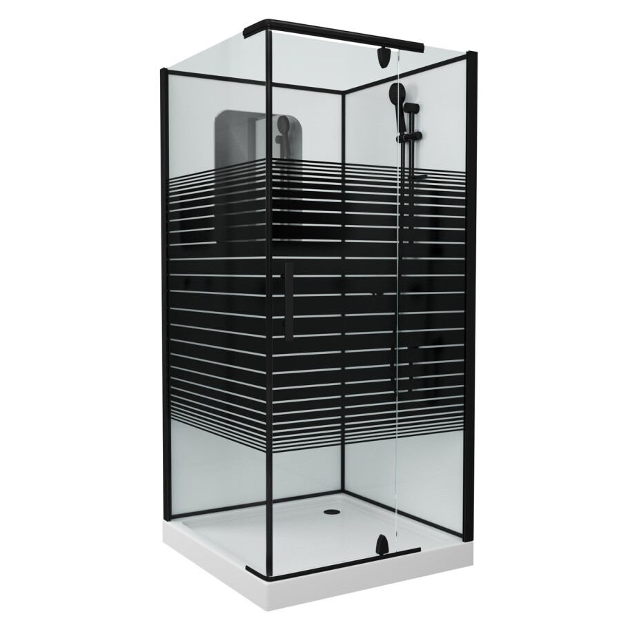 Душевая кабина Grossman Classic GR271QR (90х90х205) дверь распашная,4 места