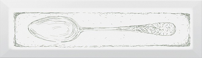 Kerama Marazzi Гамма 8х28 см декор настенный Spoon зелёный NTA519001