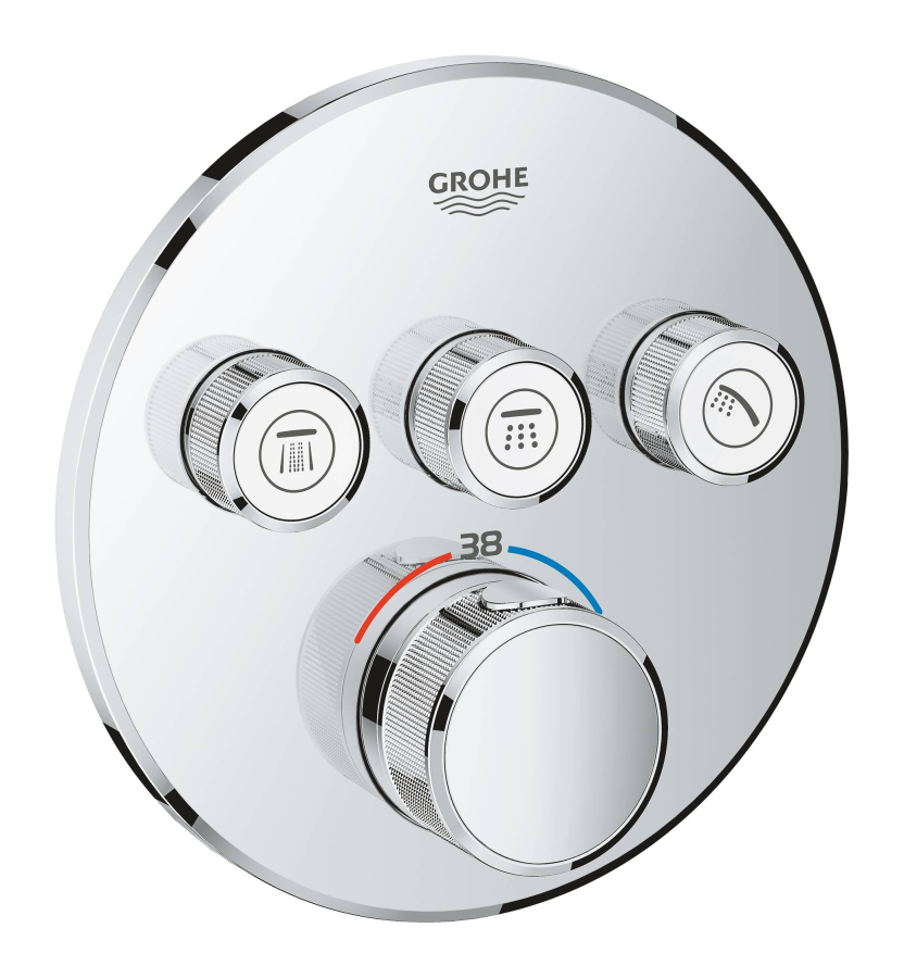 Grohe Grohtherm смеситель для душа на 3 потребителя (внешняя часть) 29121000