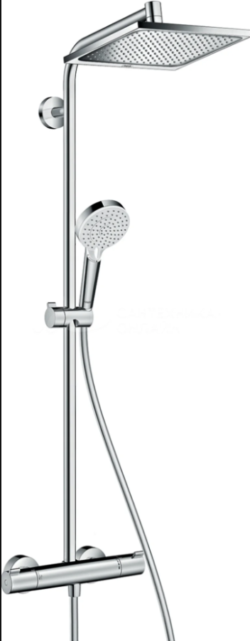 Hansgrohe Crometta E 240 1jet Showerpipe 27271000 Душевая система без излива