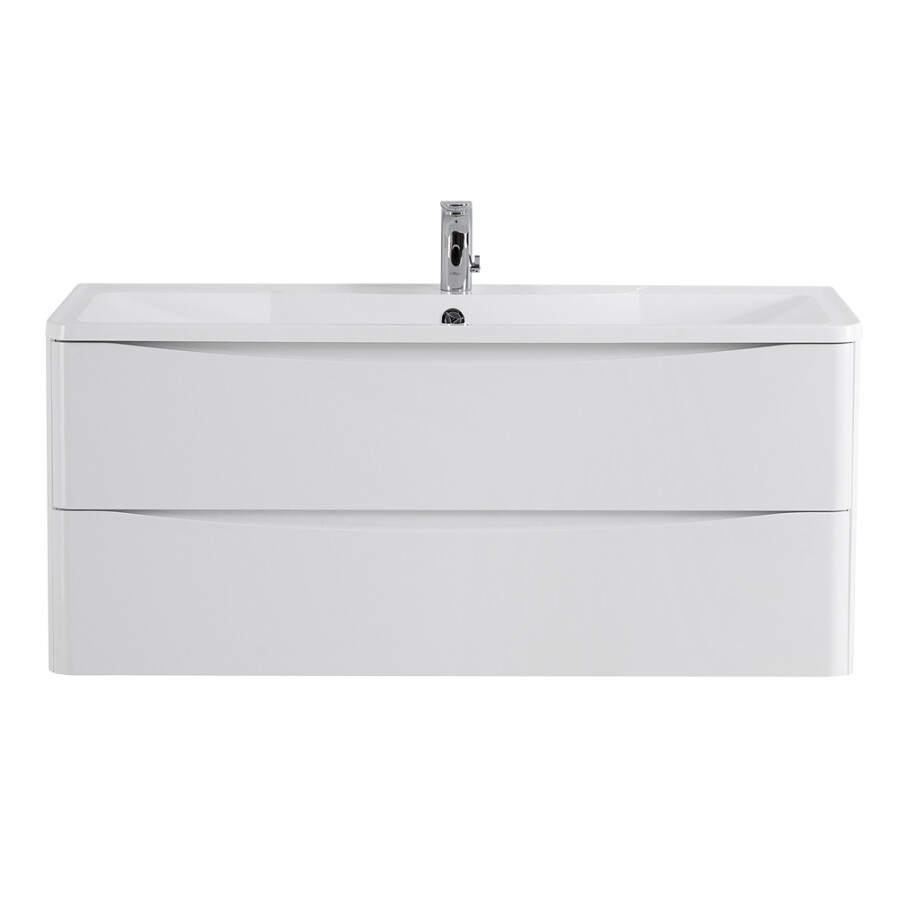 BelBagno ACQUA-1200-2C-SO-BL 120 см Bianco Lucido Тумба подвесная под раковину