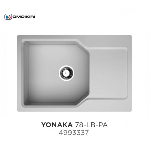 Omoikiri Yonaka 78-LB-PA 4993337 кухонная мойка тetogranit пастила 78х51 см