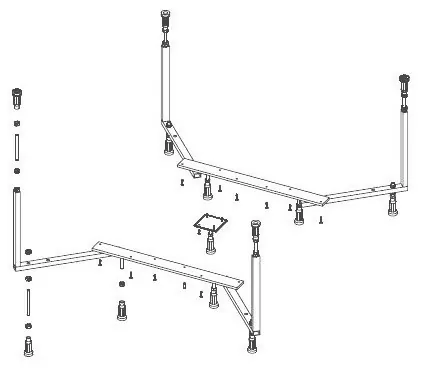 Riho ножки для ванн POOTSET14