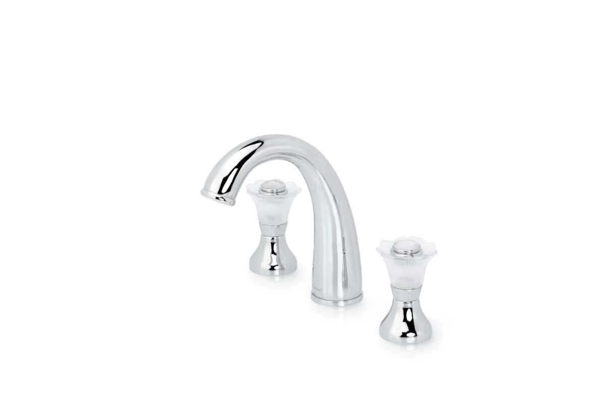 Смеситель для раковины на 3отв. Boheme Camelia Хром 277-Camelia