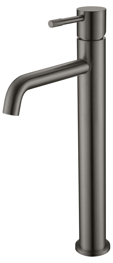 Смеситель для умывальника высокий Boheme Uno Gun Metall 462-GM