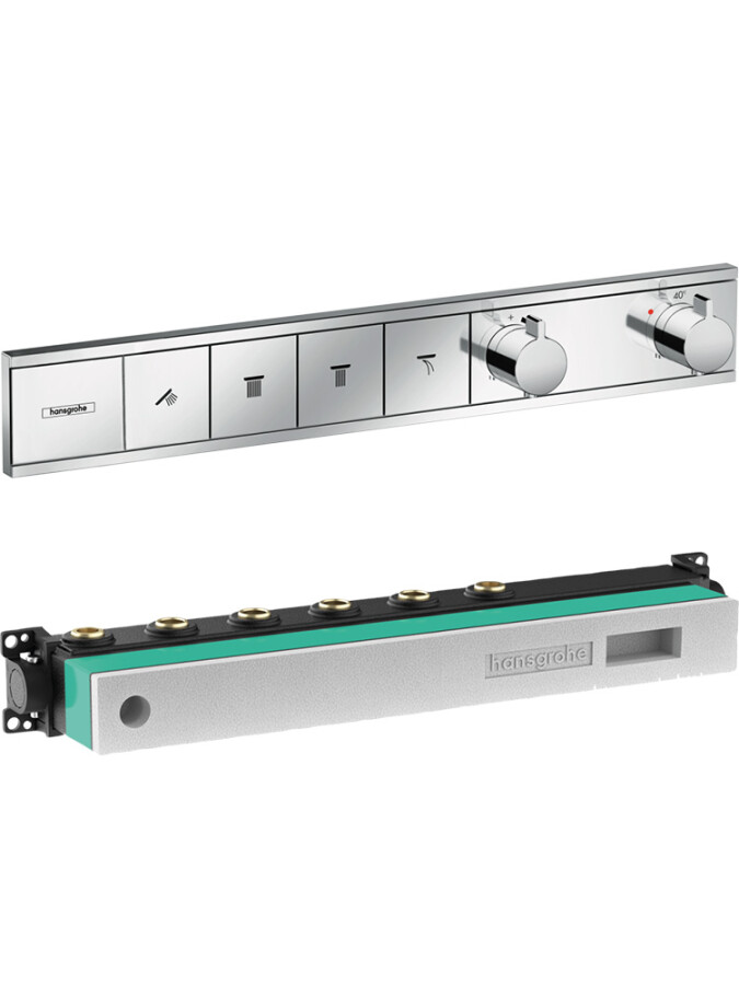 Hansgrohe 15382000S Set HG RainSelect термостатический смеситель для душа (15382000+15312180)