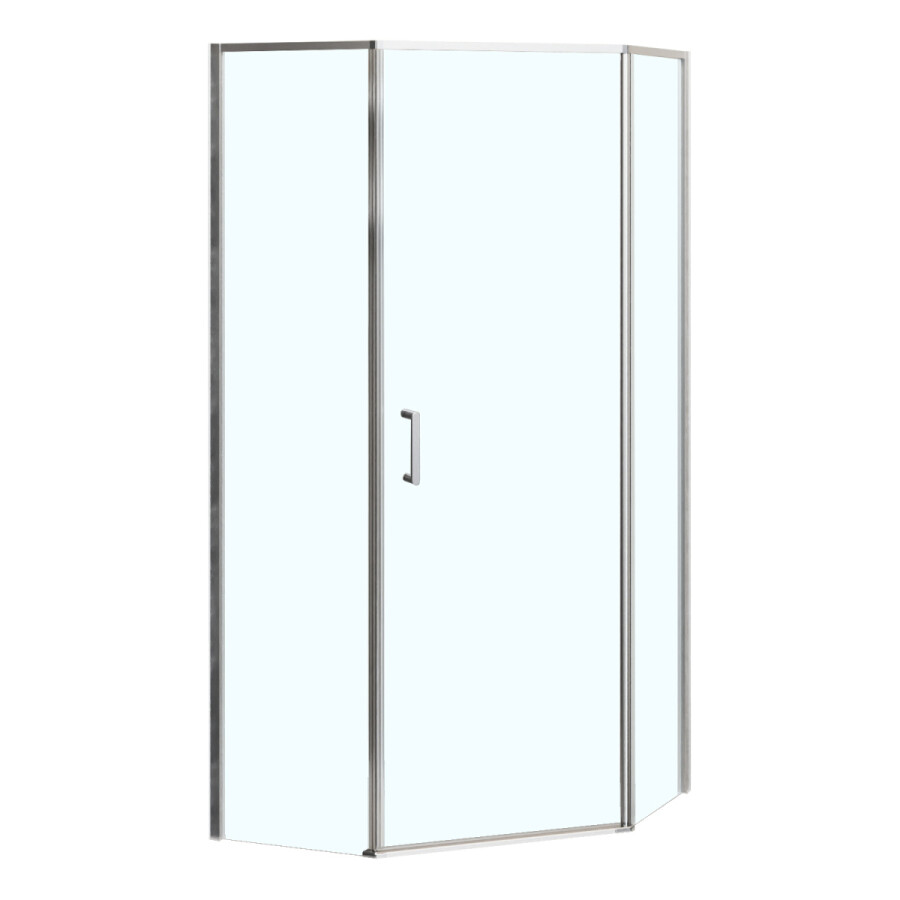 Душевое ограждение Azario SAKURA 1000х1000х1950 прозрачное стекло 6 мм, профиль хром AZ-21C-100-CH-CL