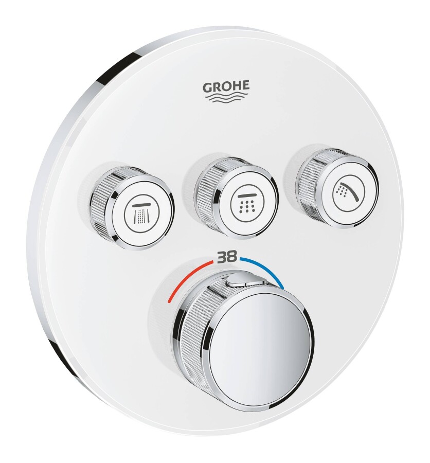 Grohe Grohtherm SmartControl 29904LS0 смеситель для ванны белая луна