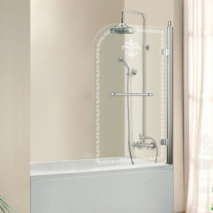 Cezares RETRO-A-V-1-80/145-CP-Cr-R 80*145 шторка на ванну