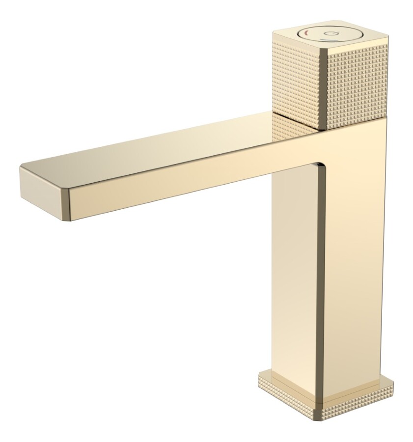 Смеситель автоматический для раковины Boheme Quad Золото 159-G