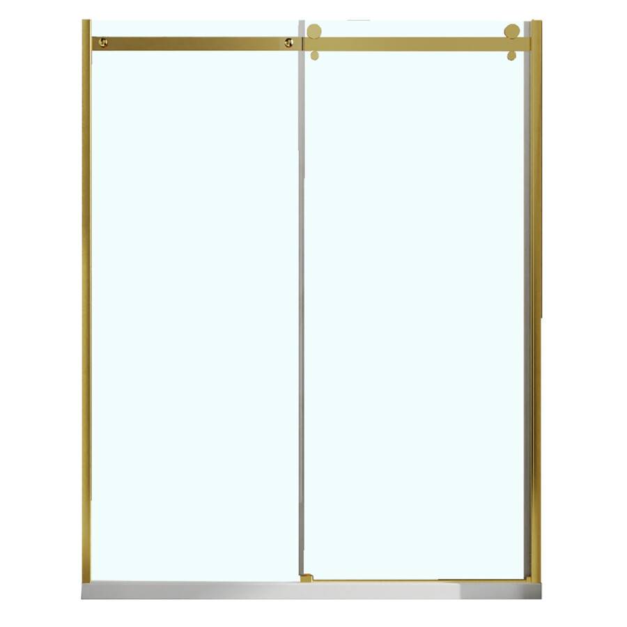 Душевая дверь Azario BERN 1500х1950, прозрачное стекло 6 мм, профиль брашированное золото AZ-733-150-BGL-CL