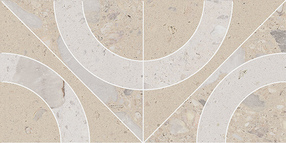 Керамическая плитка Бордюр Kerama Marazzi Прованс Тараскон Бежевый светлый матовый обрезной 30x14,7x0,9 KMB2TGL008BR