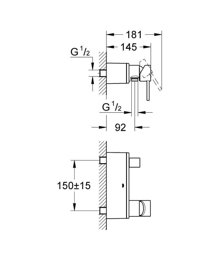 Grohe Allure 32846000 смеситель для душа