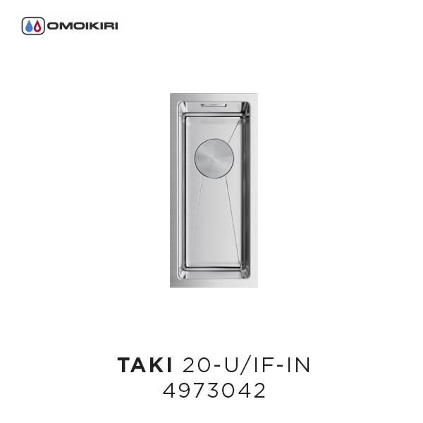 Omoikiri Taki 20-U/IF-IN 4973042 кухонная мойка нержавеющая сталь 20x43.9 см