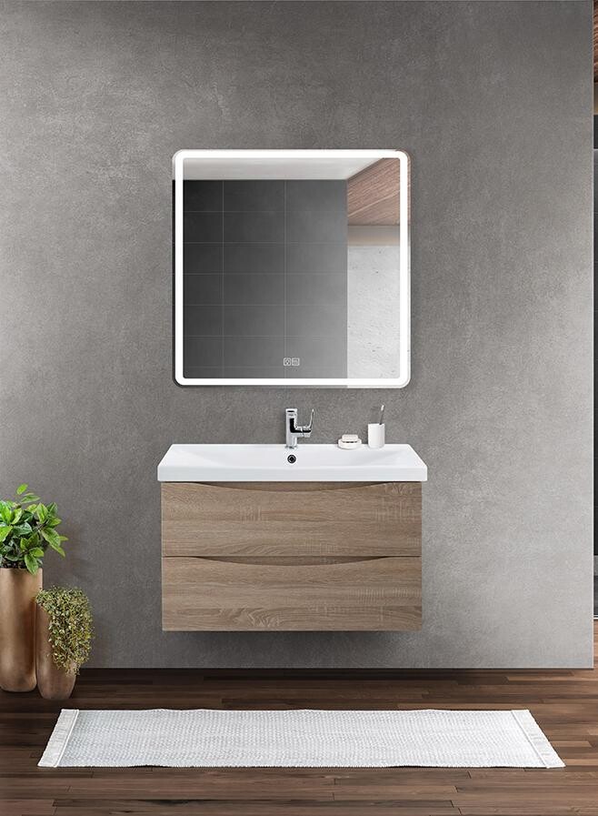 BelBagno MARINO-CER-900-2C-SO-WO-P Тумба подвесная с раковиной