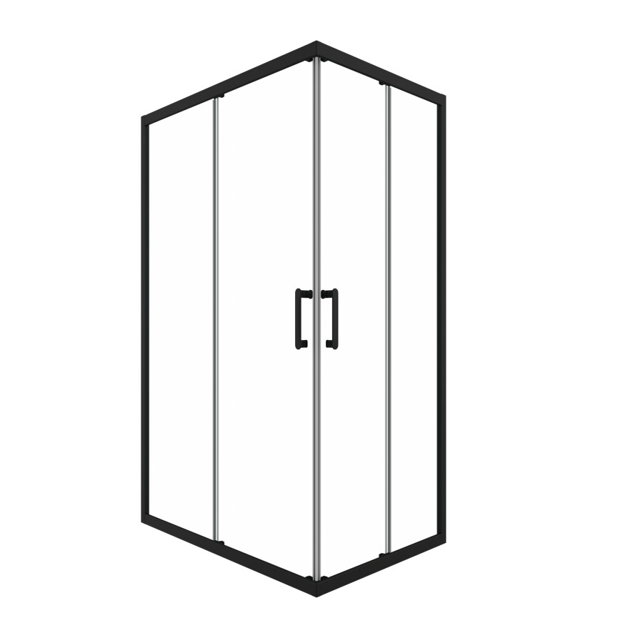 Triton-Pro Душевая ширма Fix 120×80 черная Щ0000067442