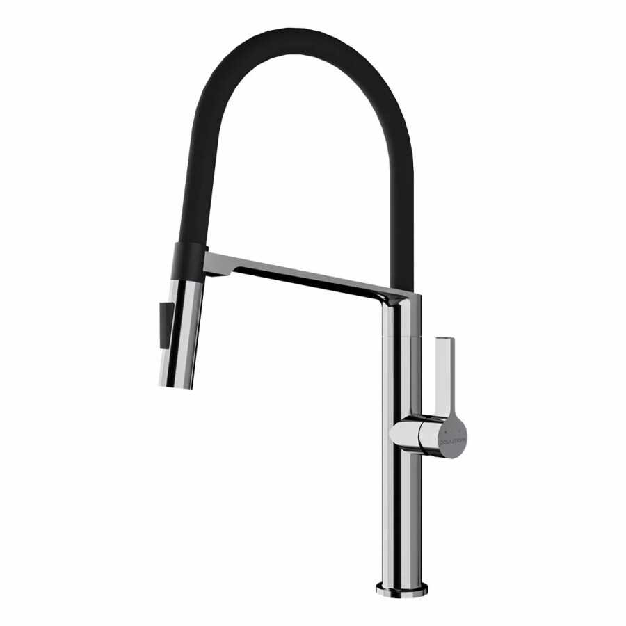 Смеситель для кухни с гибким изливом Barrel Ba214029-CR