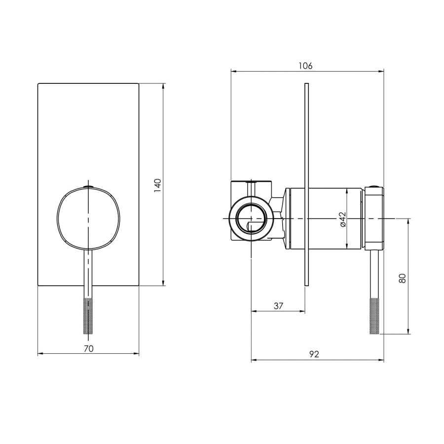 Imprese Brenta ZMK071901081 смеситель для душа скрытый монтаж хром