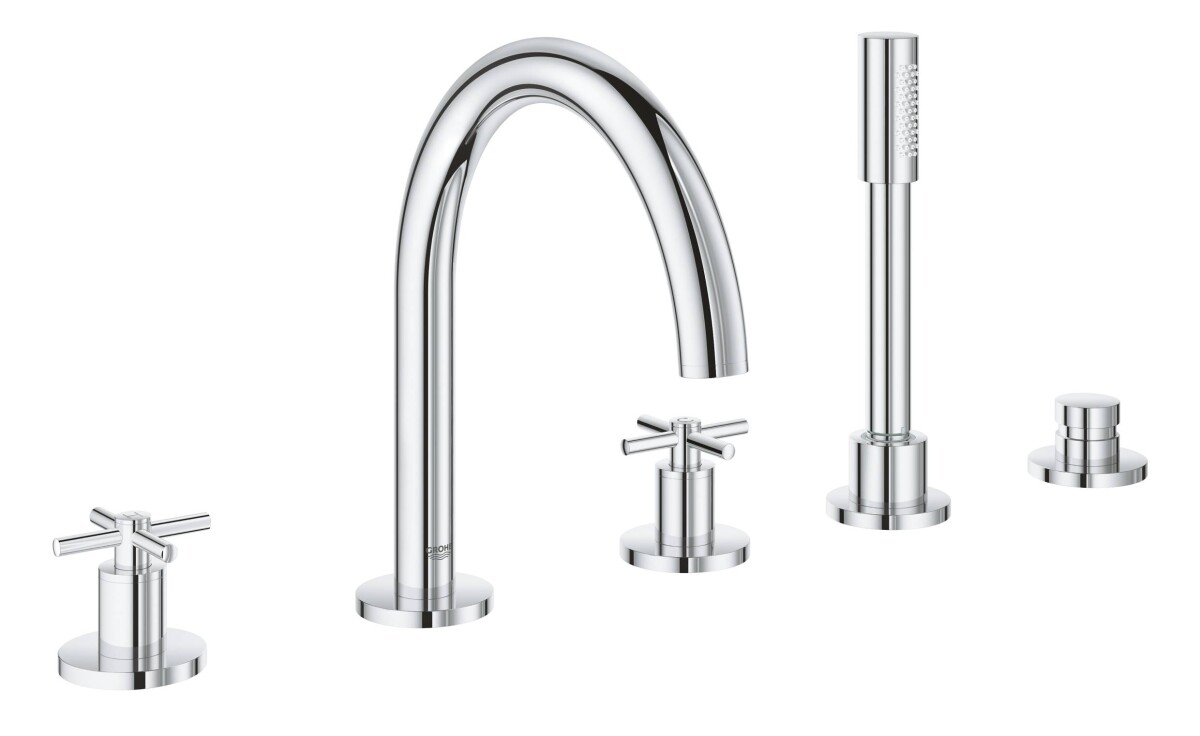 Grohe Atrio New 19923003 смеситель на борт ванны хром