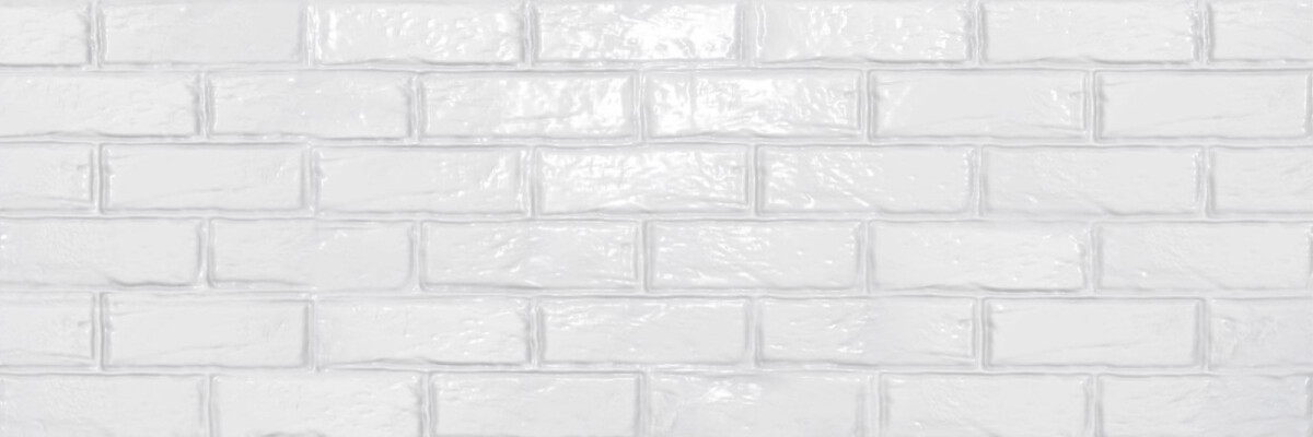 Delacora Brick White Gloss плитка настенная 253*750*9,5 WT15GSS00