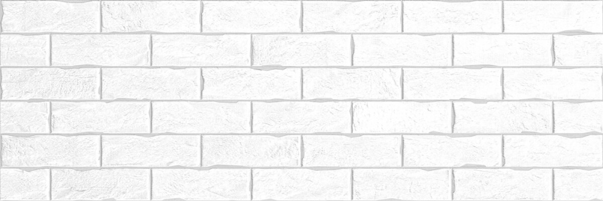 Delacora Brick White плитка настенная 253*750*9,5 WT15BRC00