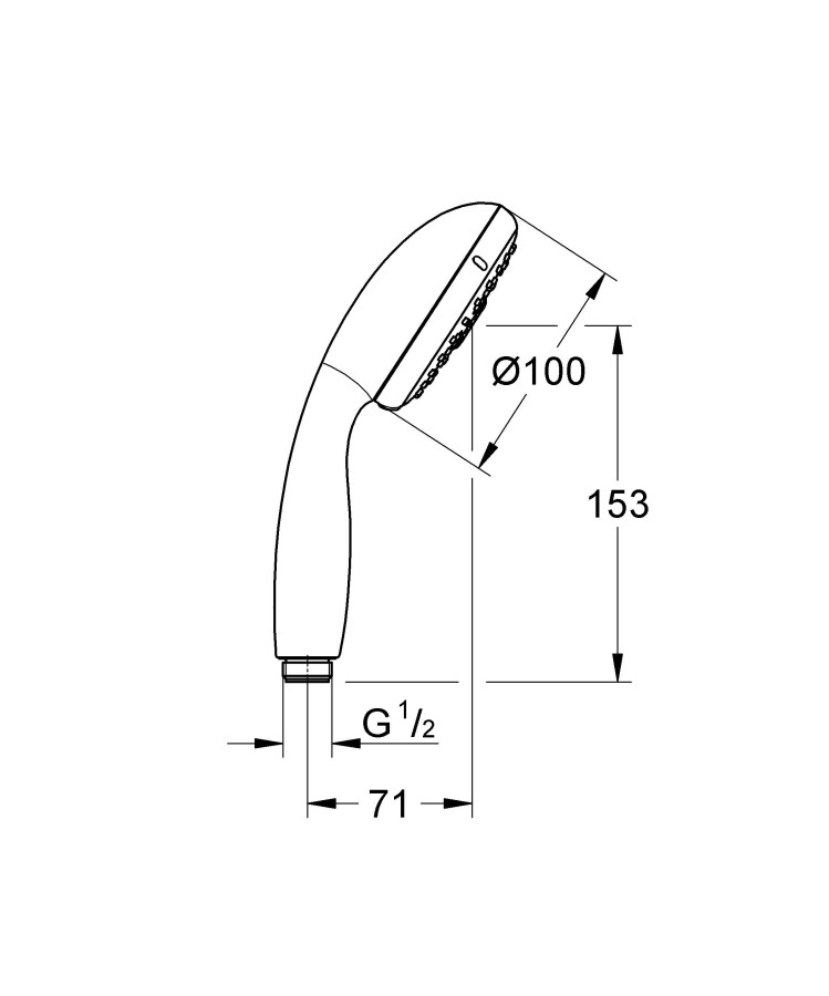 Grohe New Tempesta 28578002 ручной душ