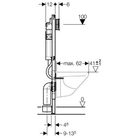 Geberit Duofix Icon 111.300.00.5-20406 унитаз подвесной + инсталляция