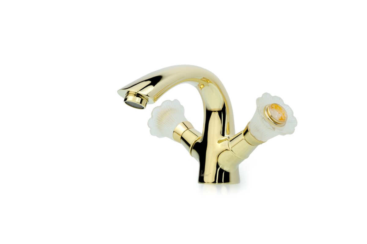 Смеситель для раковины Boheme Сamelia Золото 291-Camelia