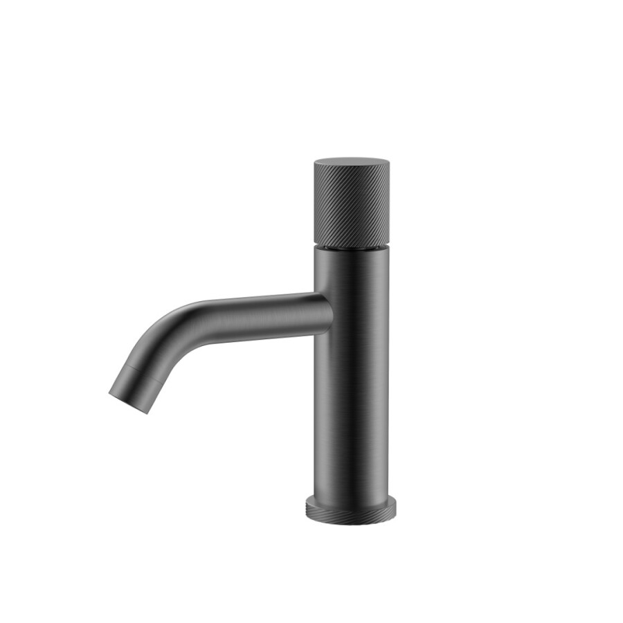 Смеситель для раковины Boheme Stick ручка Spirale Gun Metal 121-GM.4