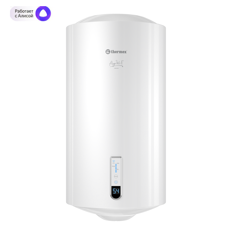 Водонагреватель аккумуляционный электрический бытовой Thermex Auga 100 V Slim Wi-Fi 111 394
