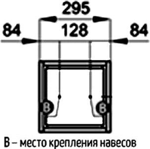 Акватон Уэльс Шкаф темный шоколад