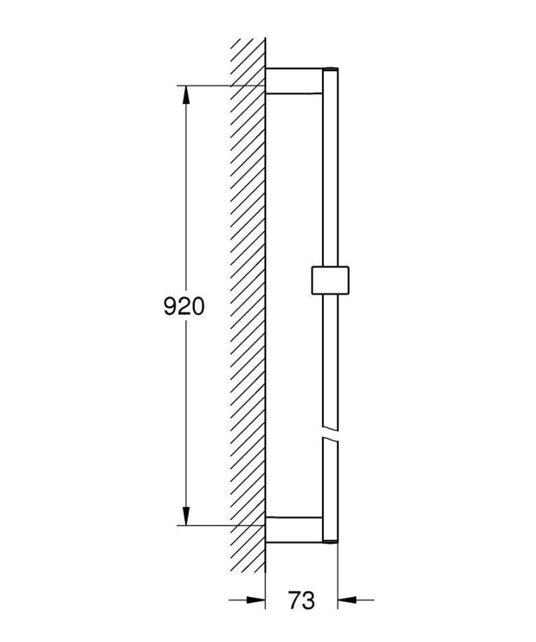 Grohe Euphoria Cube 27841000 душевая штанга