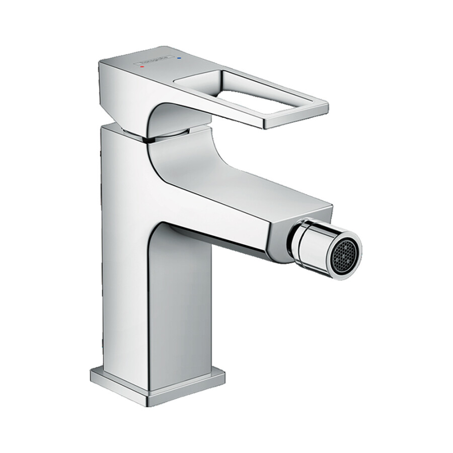 Hansgrohe Metropol Смеситель для биде со сливным клапаном Push-Open хром 74520000